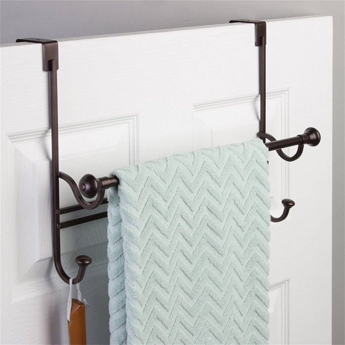 iDesign York 1 OvertheDoor Towel Rack & Reviews Wayfair